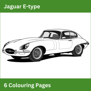 jaguar-e-type-colouring-pages